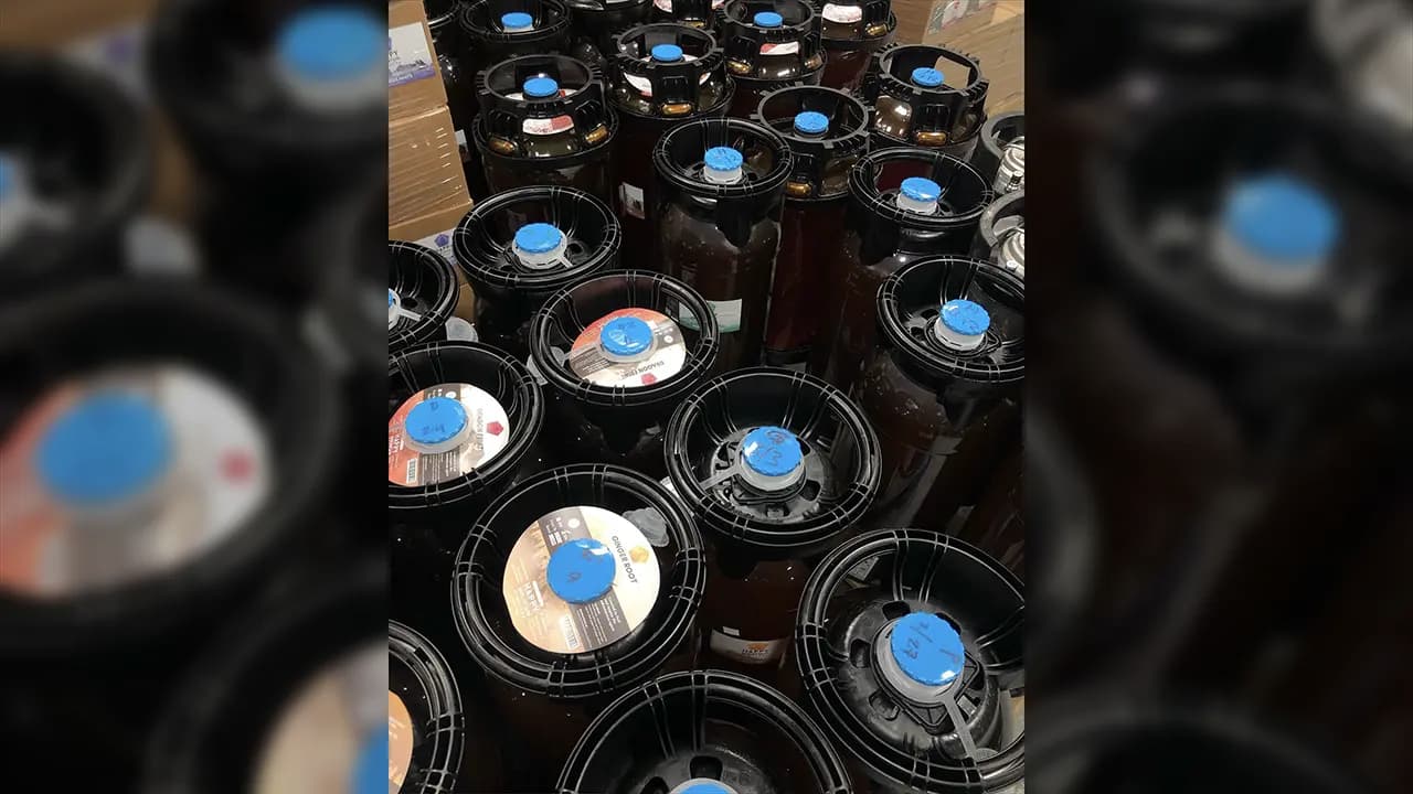 Happy Mountain Kombucha Kegs