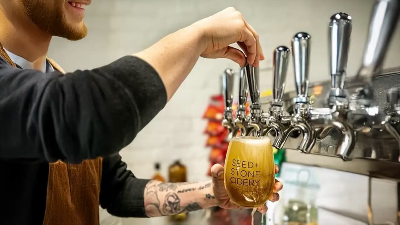 Seed + Stone Cidery on Tap