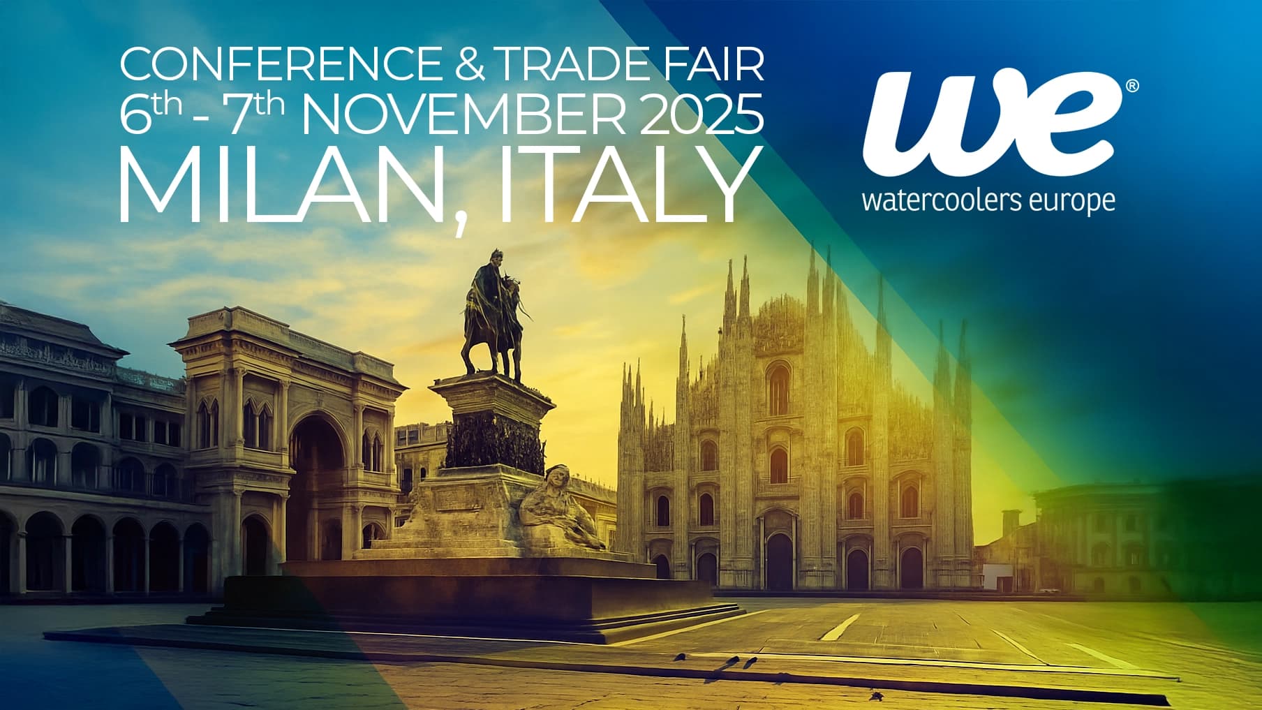 Petainer’s BPA-free PET watercooler bottles and preforms displayed at Watercoolers Europe 2025 in Milan.